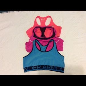 3 Sports Bras, Size Large